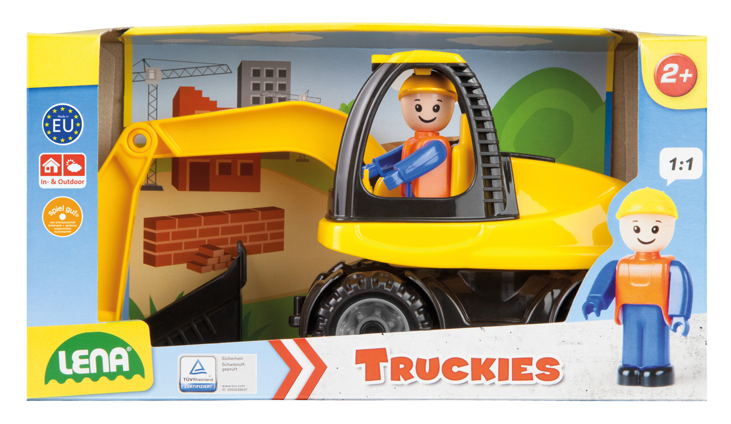 LENA 01621 Truckies Gravemaskine 25 cm